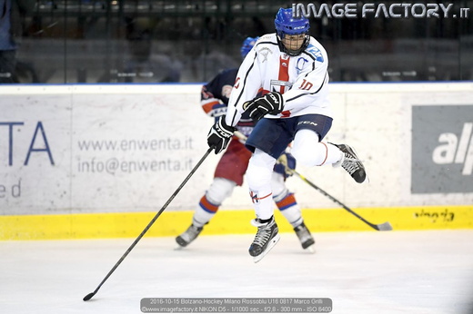 2016-10-15 Bolzano-Hockey Milano Rossoblu U16 0817 Marco Grilli